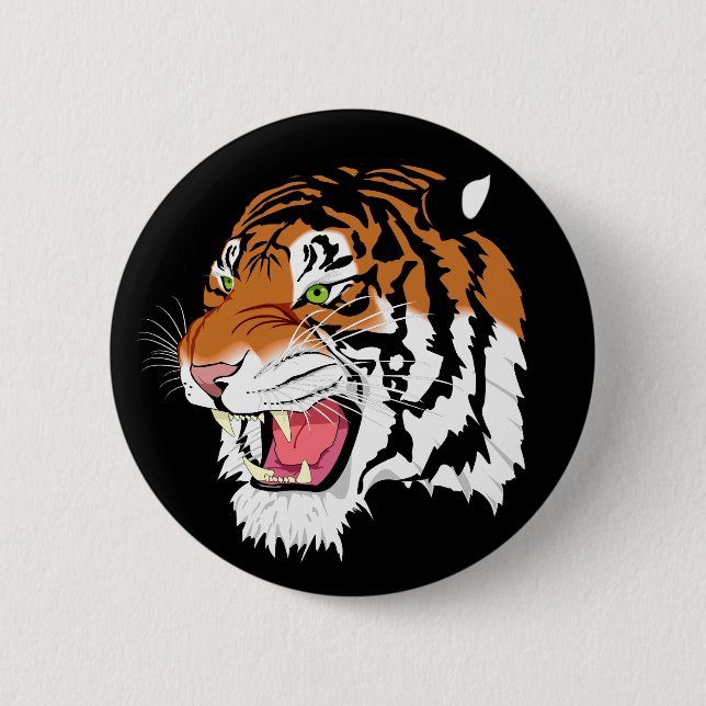 Sumatran Tiger Button (Vorderseite)
