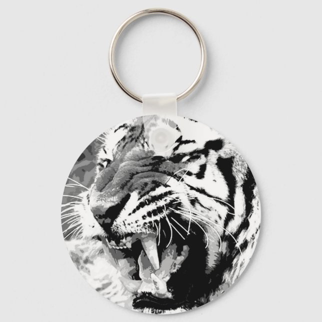 Sumatran Tiger Schlüsselanhänger (Vorderseite)