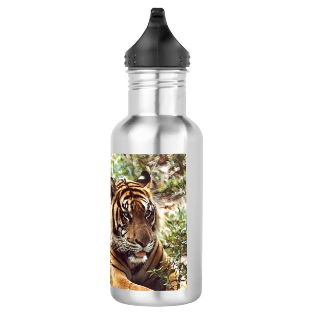 Sumatran Tiger Wasserflasche Edelstahlflasche (Rechts)