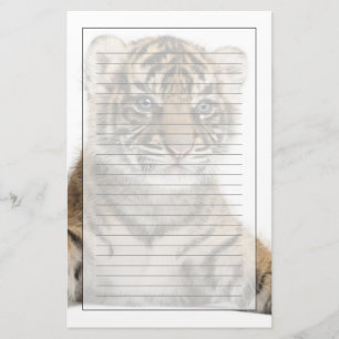 Sumatran Tigerjunges Briefpapier