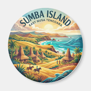 Sumba Insel Indonesien Magnet