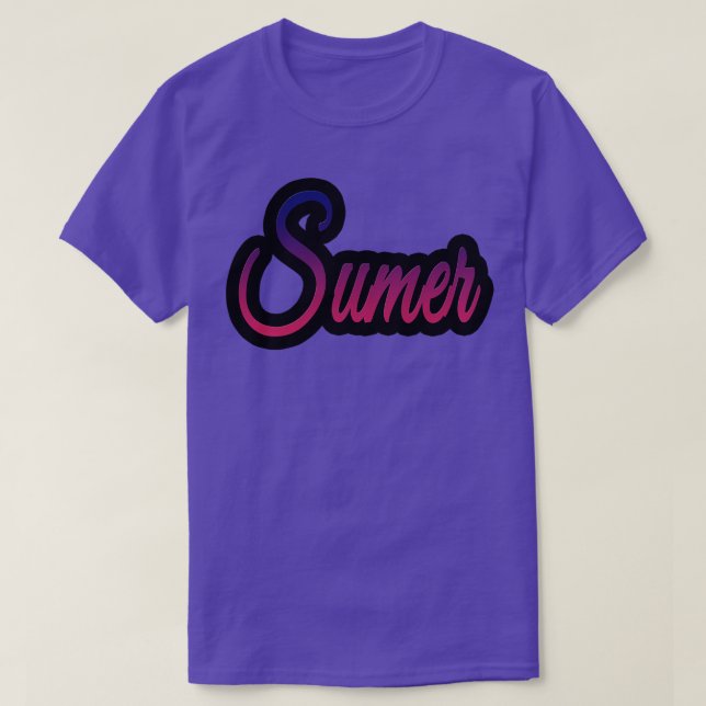 Sumer Retro T-Shirt (Design vorne)