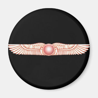 Sumerian Anunnaki Winged Sun Disk Magnet