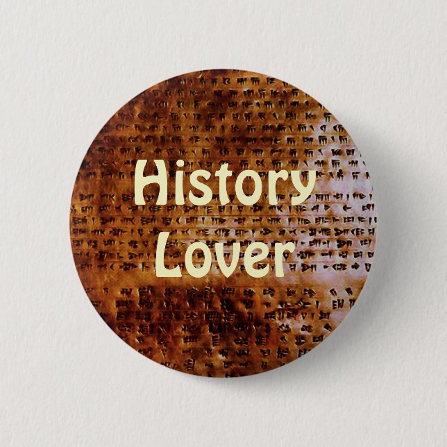 SUMERIAN CUNEIFORM - Geschenkreihe Button (Vorderseite)