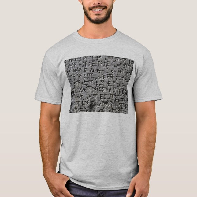 Sumerisches Schreibens-Shirt T-Shirt (Vorderseite)