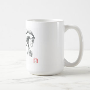 Sumi-e PferdeTasse Kaffeetasse