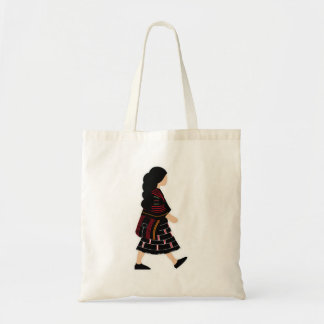 Sumi Naga Girl mit Naga Bag Tribal Tote Tasche