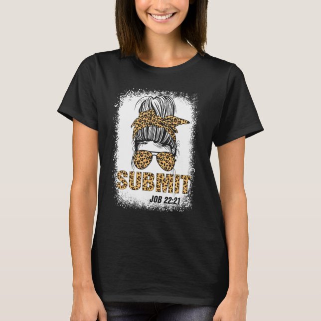 Sumit Job 2221 Bibel Verse Bleaches Frauen Messy B T-Shirt (Vorderseite)