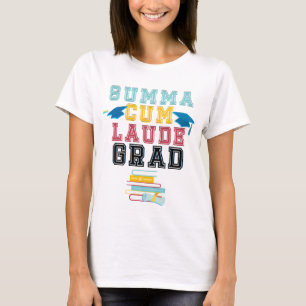 Summa mit Laude Uni-Abschluss-T - Shirt-Ehren T-Shirt