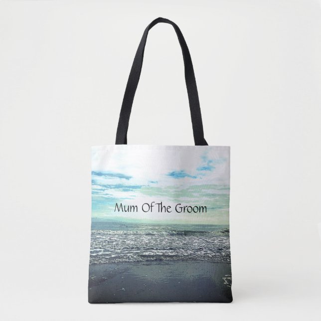 Summe der Abstrakten Hochzeit des Groom Beach Tasche (Vorderseite)
