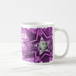 Summe des Jahres Foto Sterne hell lila Tasse