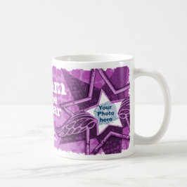 Summe des Jahres Foto Sterne hell lila Tasse
