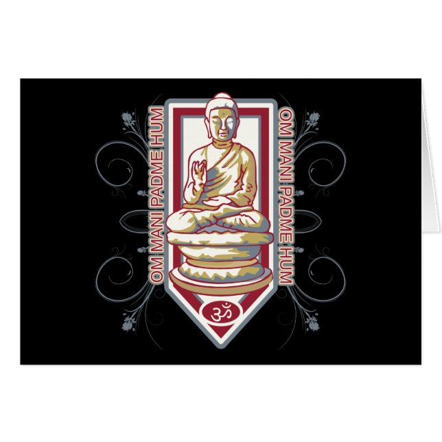 Summen Buddhas OM Mani Padma (Vorderseite (Horizontal))