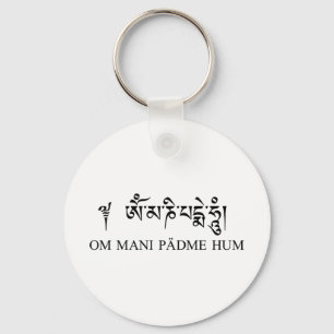 Summen OM Mani Padme Schlüsselanhänger