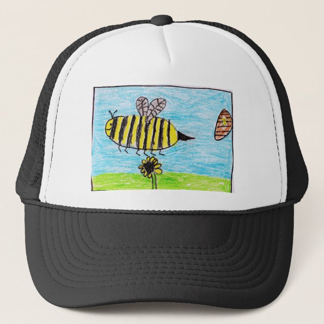 Summende Bienen Truckerkappe (Vorderseite)