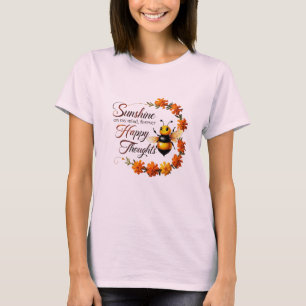 Summender Sonnenschein – Süße Biene und Ringelblum T-Shirt