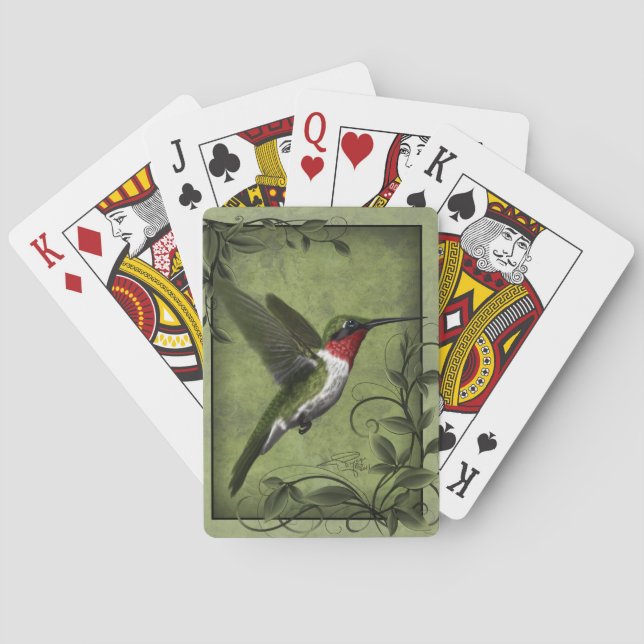 Summenvogel-Spielkarten Spielkarten (Rückseite)