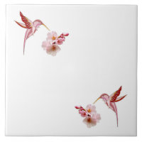 Summenvögel u. Kirschblüten Trivet