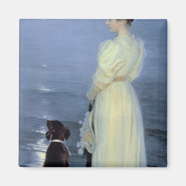 Summer Abend in Skagen Magnet (Vorne)