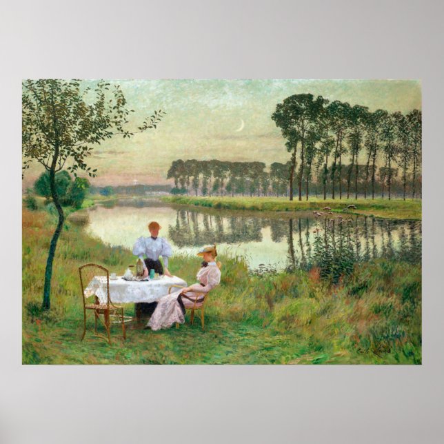 Summer Abend von Emile Claus Poster (Vorne)