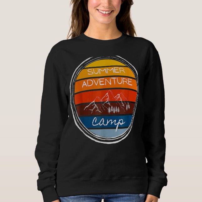 Summer Adventure Awaits Camper 4 Sweatshirt (Vorderseite)