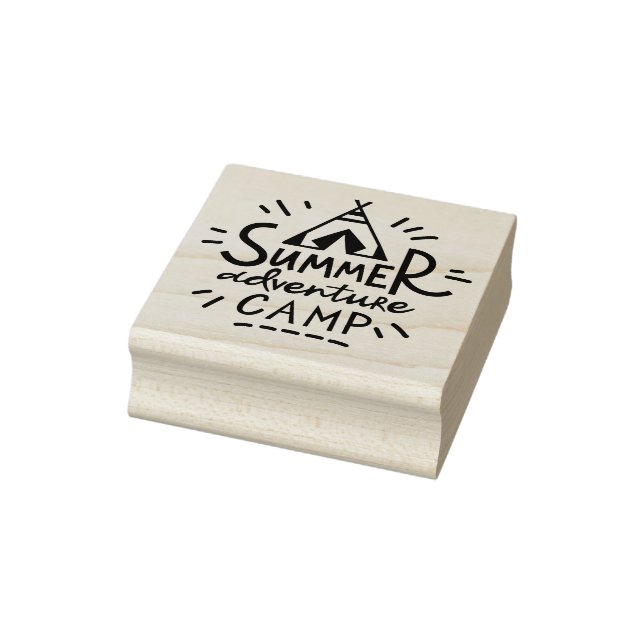 Summer Adventure Camp Gummistempel (Stempel)