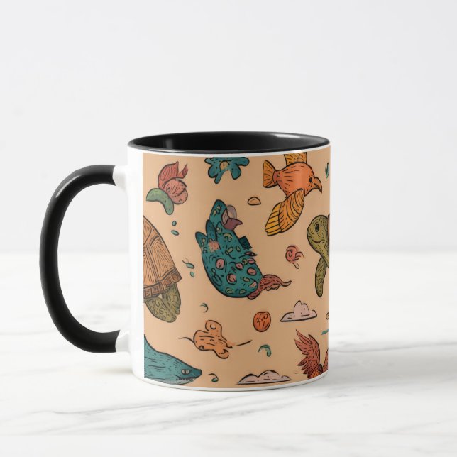 Summer Animals Combo Mug Gift Tasse (Links)
