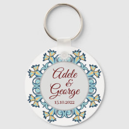 Summer Aquamarine | Hochzeitlicher Schlüsselanhäng Schlüsselanhänger