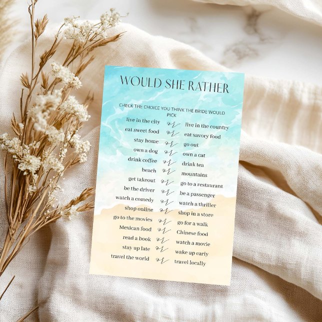 Summer Beach Brautparty würde sie eher spielen (Von Creator hochgeladen)