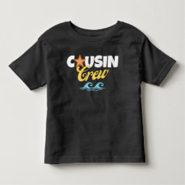 Summer Beach Cousin Crew Matching Kleinkind T-shirt