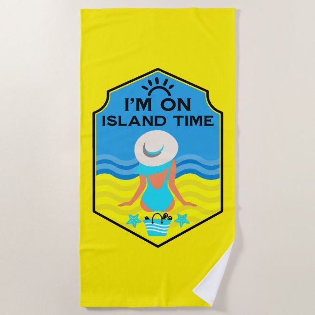Summer Beach Essential Geschenk Strandtuch (Vorderseite)