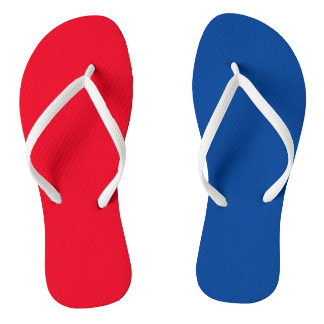 Summer Beach Flip Flops, Patriotic 4. Juli Red Flip Flops (Fußbett)