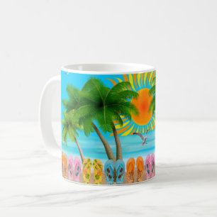 Summer Beach Fun Café Mug