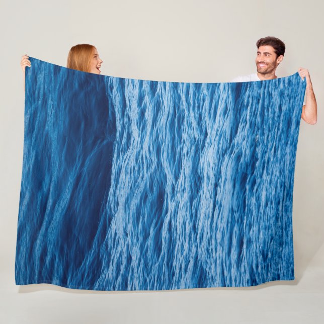 Summer Beach Ocean Waves Fleecedecke (Beispiel)