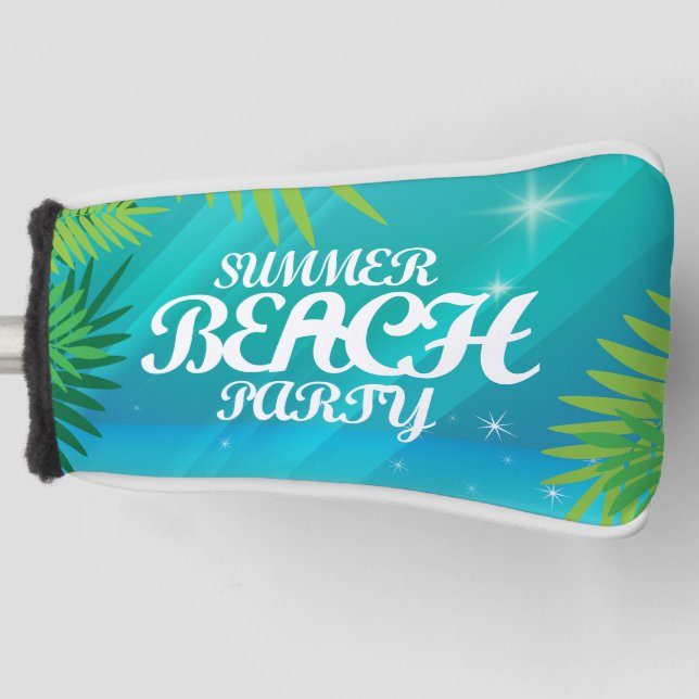 Summer Beach Party Golf Headcover (Vorderseite)