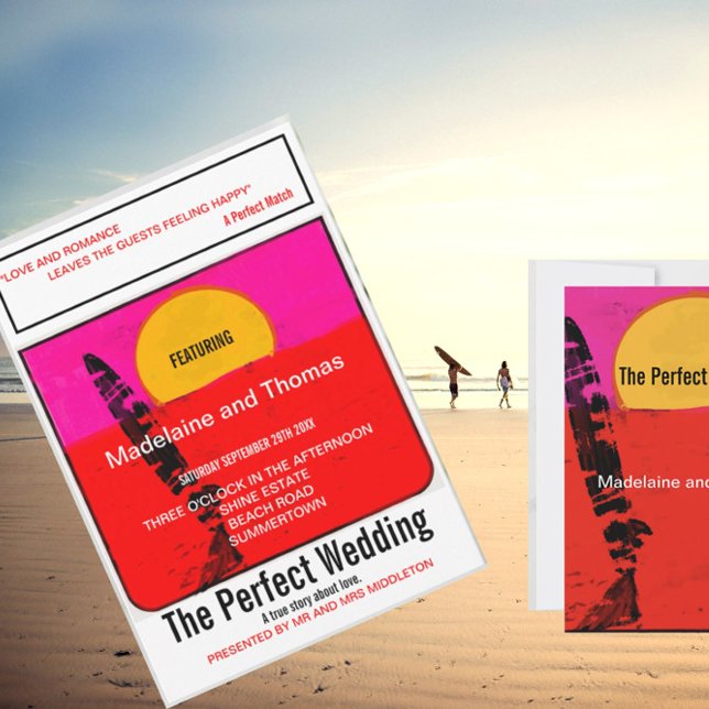 Summer Beach Retro Poster Einladung (Von Creator hochgeladen)