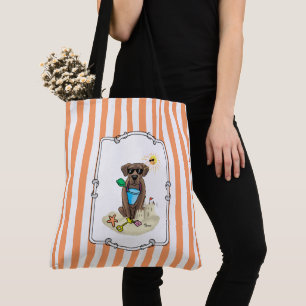 Summer Beach Schokolade Labrador Hund Labrador Ret Tasche