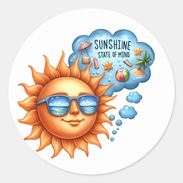 Summer Beach Stickers (Vorderseite)