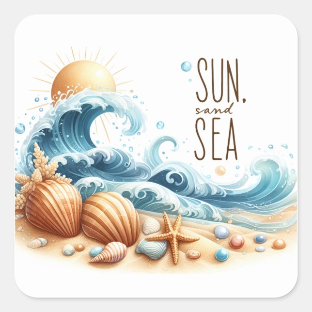 Summer Beach Stickers (Vorderseite)