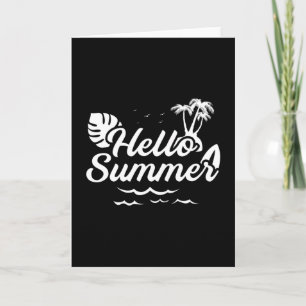 Summer Beach Vacacation Surf Meer Cool Sonnenschei Karte