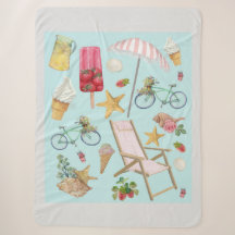 Summer Beach Vibes auf Blue
