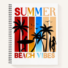 Summer Beach Vibes Notizbuch