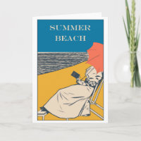 Summer Beach Vintage Poster