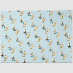 Summer Beach Yellow Labrador Retriever - Niedliche Seidenpapier