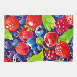 Summer Berry Medley Geschirrtuch