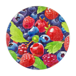 Summer Berry Medley Schneidebrett