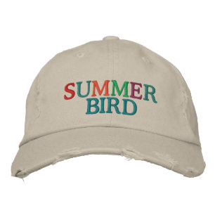 Summer Bird Racing Cap by SRF Bestickte Baseballkappe