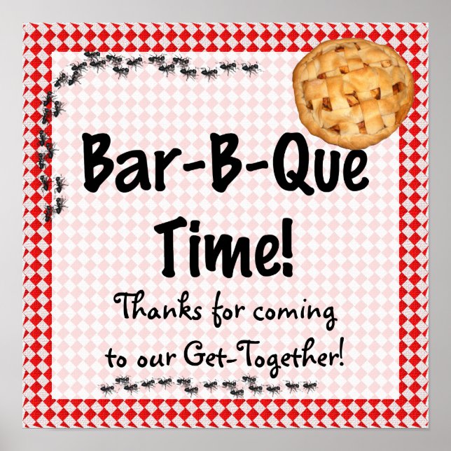 Summer Birthday GRILLEN Poster (Vorne)