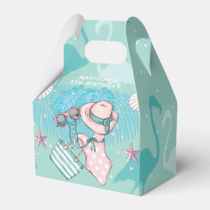 Summer Birthday Pool Party Personalisiert Geschenkschachtel