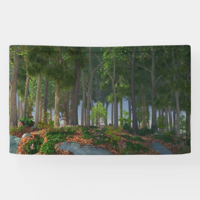 Summer Blätter Banner (Horizontal)